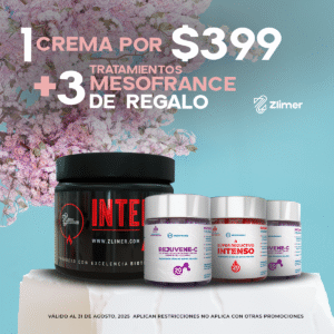 1 CREMA ZLIMER + 3 TRATAMIENTOS MESOFRANCE