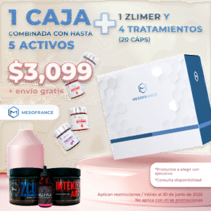 1 CAJA (COMB. HASTA 5 ACT.) + 1 ZLIMER  4 TRATAMIENTOS