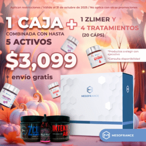 1 CAJA (COMB. HASTA 5 ACT.) + 1 ZLIMER  4 TRATAMIENTOS